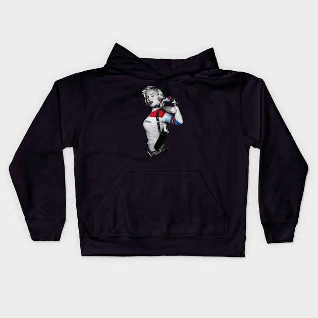 HARLEY JEAN Kids Hoodie by ROBZILLA